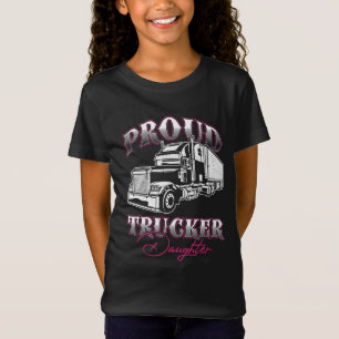 Camiseta Chofer de camionero con camionetas para hijas chav