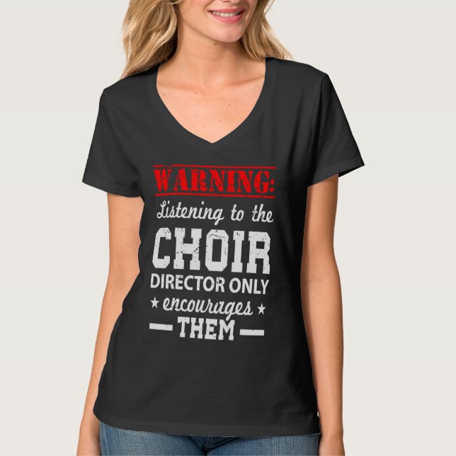 Camiseta Choir Humor Director (Anverso)