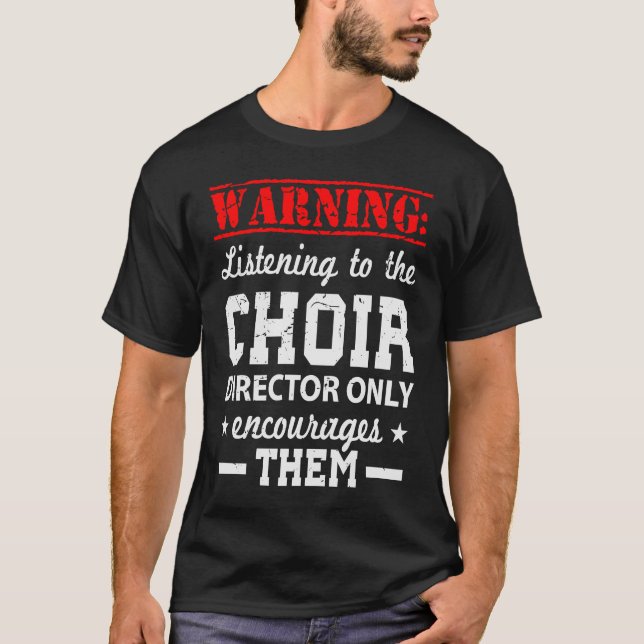 Camiseta Choir Humor Director (Anverso)