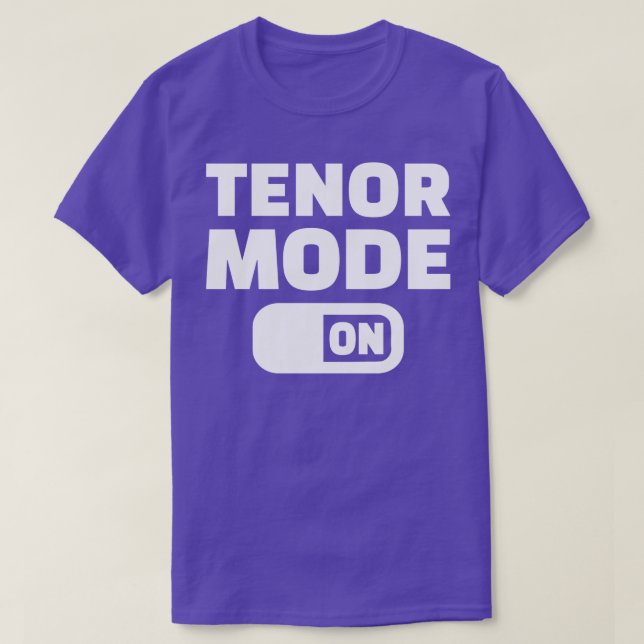 Camiseta Choir Tenor (Diseño del anverso)