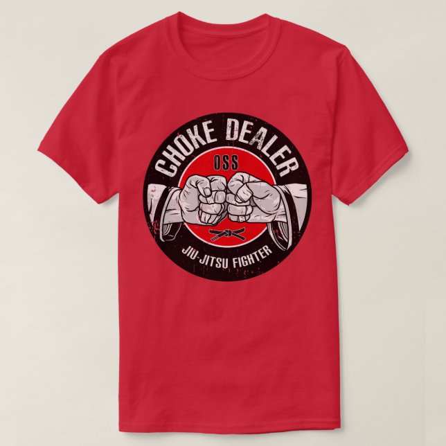 Camiseta CHOKE DEALER JiuJitsu Fighter OSS Gracioso regalo (Diseño del anverso)