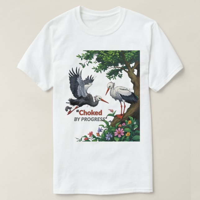 Camiseta Choked by Progress (Diseño del anverso)