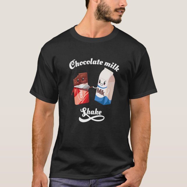 Camiseta Chokolate Milkshake I Milkshake Milkshaker Sweet S (Anverso)