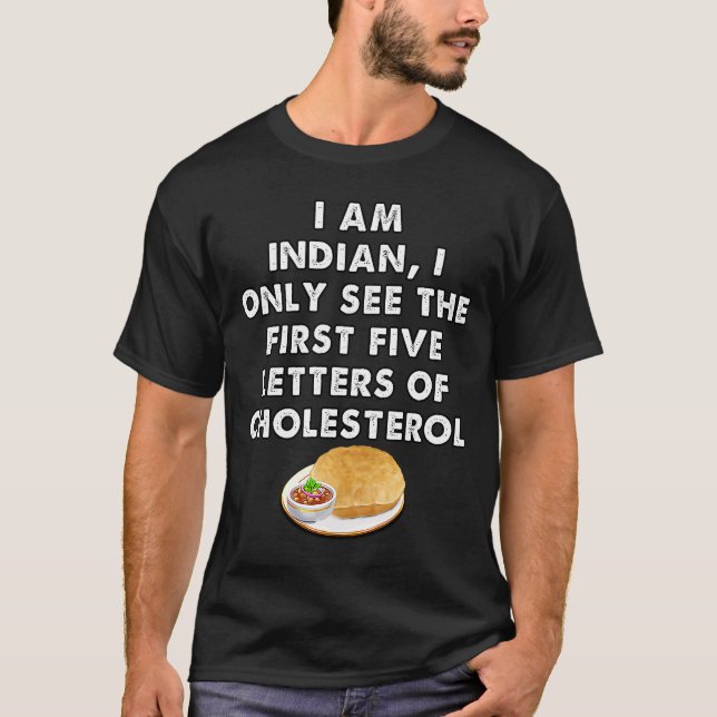 Camiseta chole batture lover foodie indian street food (Anverso)