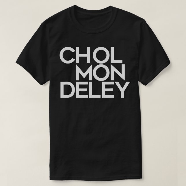 Camiseta Cholmondeley (Diseño del anverso)