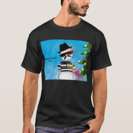 Camiseta Cholo Snowman para árbol de Navidad enciende nieve