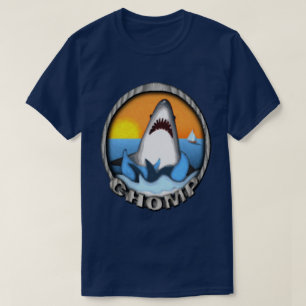 Camiseta Chomp de tiburón