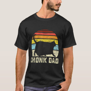 Camiseta Chonk Cat Dad Escalar Estilo Papi Gatos