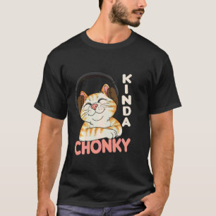 Camiseta Chonk Cat Meme Mamá Gato Papá Gracioso Sobrepeso C