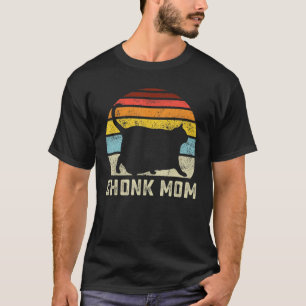 Camiseta Chonk Cat Mom Scale Meme Funny Retro Style Mommy C