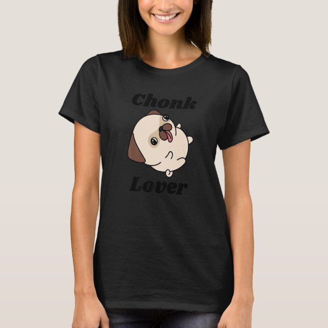 Camiseta Chonk Con Perro Cuto (Anverso)