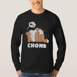 Camiseta Chonk Lazy Cat No Aprueba Meme