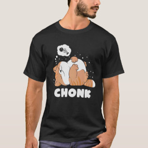 Camiseta Chonk Lazy Cat No Aprueba Meme