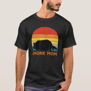 Camiseta Chonk Mom Black Cat Gracioso estilo retro gatos ma