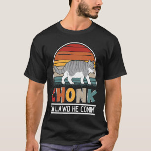 Camiseta Chonk Oh Lawd Él Viene Por Gato Gordo   1