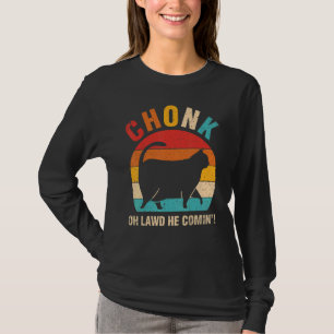 Camiseta Chonk Oh Lawd He Vivido Ca Cat