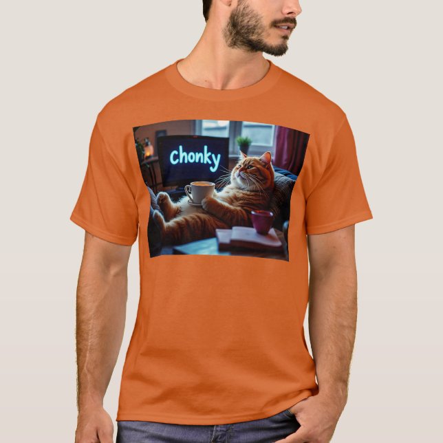 Camiseta Chonky Cat (Anverso)