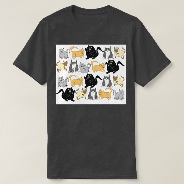 Camiseta Chonky Cats (Diseño del anverso)