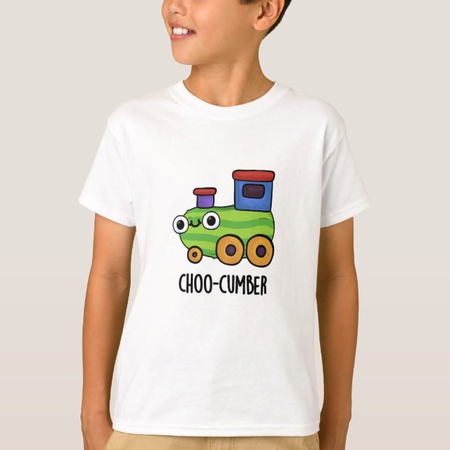 Camiseta Choo-cumber Funny Cucumber Pun (Anverso)