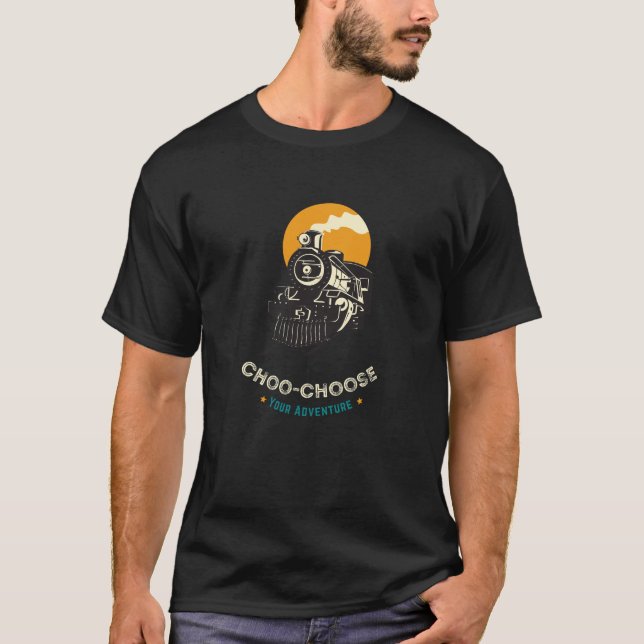 Camiseta Choo-Elija su aventura - Aventura en tren (Anverso)
