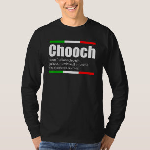 Camiseta Chooch argot italiano graciosos dichos Italia humo
