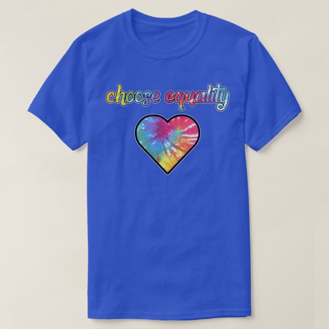 Camiseta Choose Equality Gay LGBTQ Pride Month Supporter Gr (Diseño del anverso)
