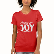 Choose Joy Inspirational Christian Positivity Typo