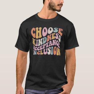 Camiseta Choose Kindness Acceptation Inclusion Orange Unity