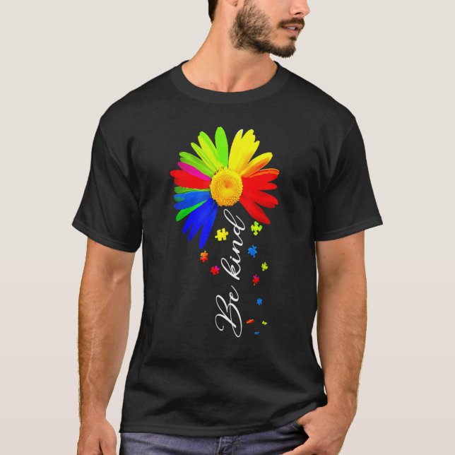 Camiseta Choose Kindness Be Kind Autism Awareness Shirts Su (Anverso)