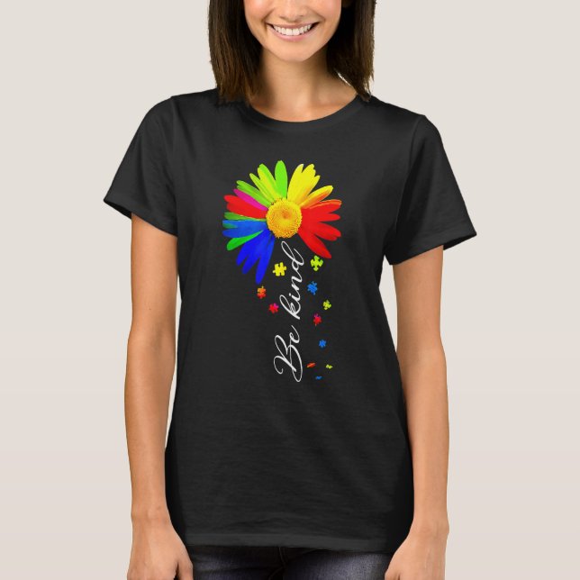 Camiseta Choose Kindness Be Kind Autism Awareness Shirts Su (Anverso)