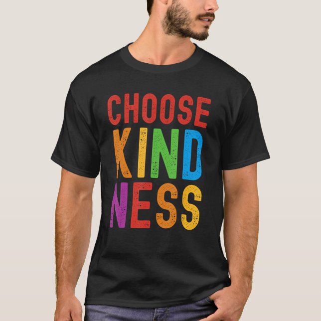 Camiseta Choose Kindness Unity Well Being (Anverso)
