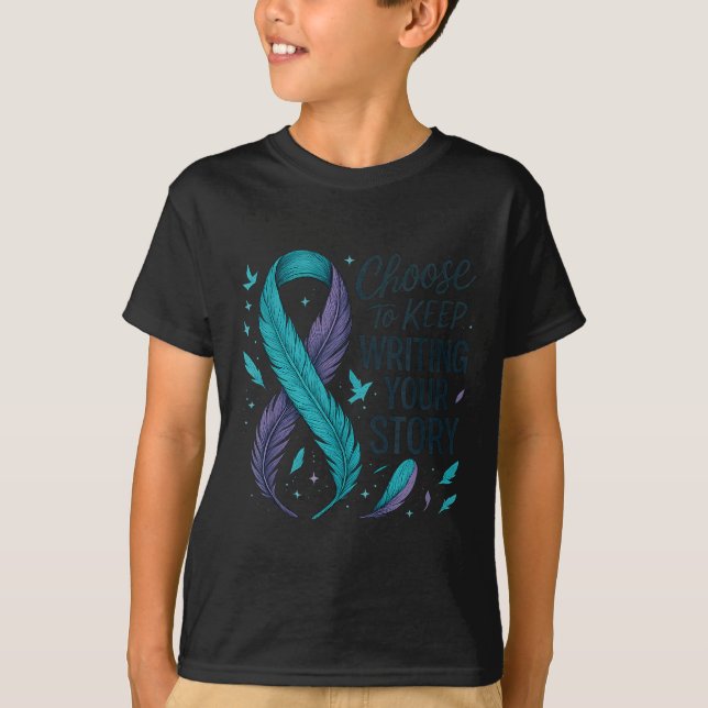 Camiseta Choose To Keep Writing Your Story Insrational Quot (Anverso)