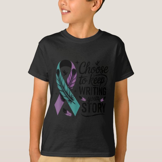 Camiseta Choose To Keep Writing Your Story Insrational Quot (Anverso)