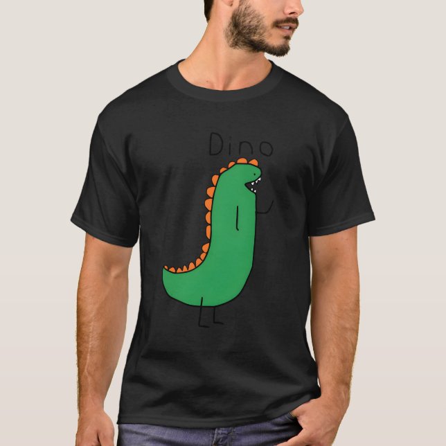 Camiseta Chope Dino Gray Small (Anverso)