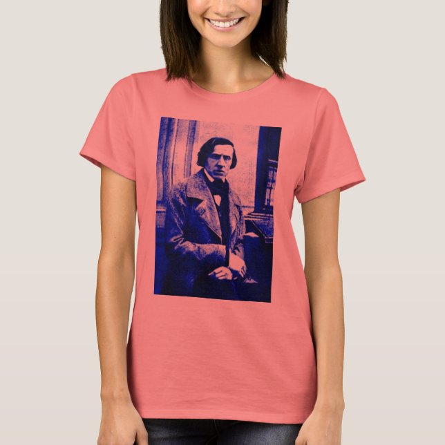 Camiseta Chopin azul (Anverso)