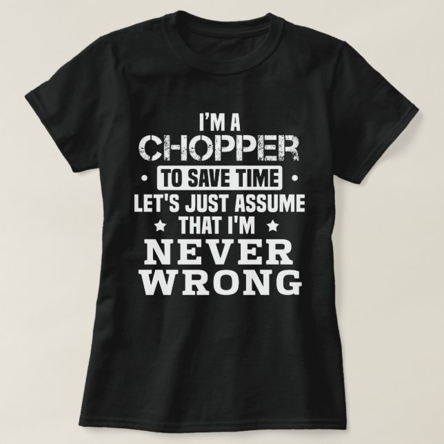 Camiseta Chopper (Diseño del anverso)