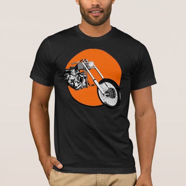 Camiseta - Chopper - Hardcore Custombike (Anverso)