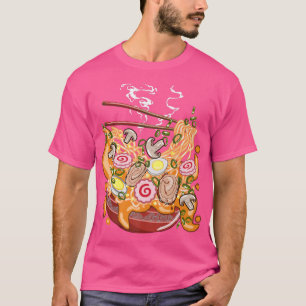 Camiseta Chopstick japonés de fideos Ramen Bowl 1398