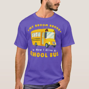 Camiseta CHOQUE DE AUTOBÚS ESCOLAR Mi Broom Broke