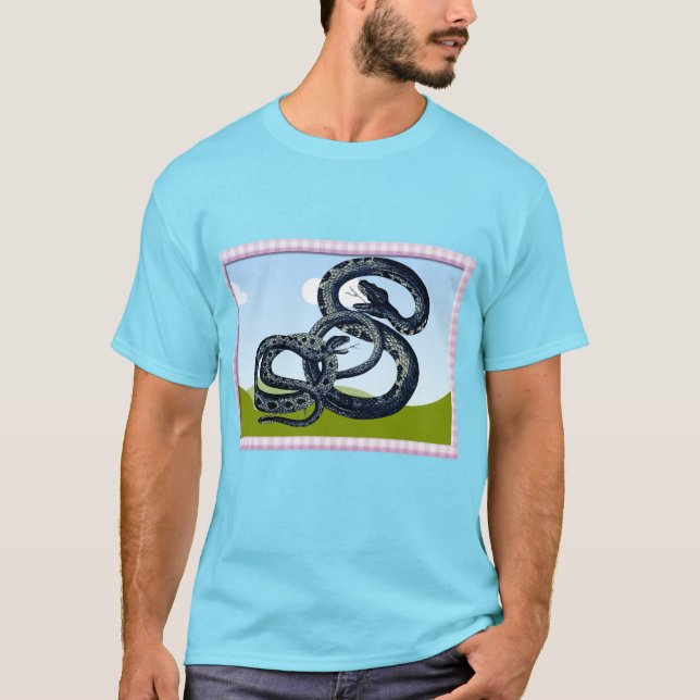 Camiseta Choque de Serpientes. (Anverso)