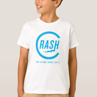 Camiseta Choque - logotipo cian