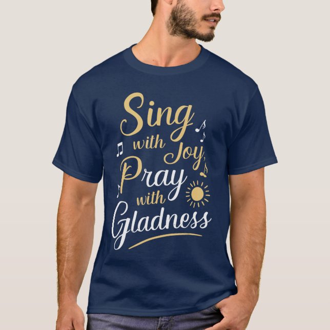 Camiseta Choral music Religious singing Faithbased music Je (Anverso)