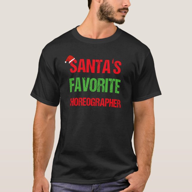 Camiseta Choreographer Funny Pajama Christmas (Anverso)