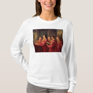Camiseta Choristers en la iglesia, 1870