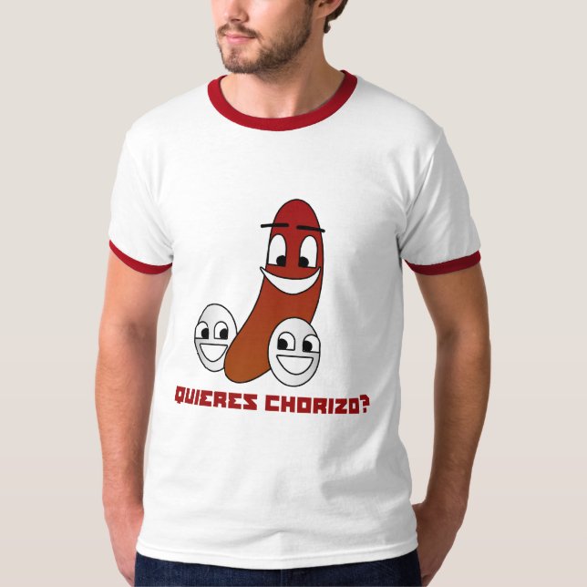 Camiseta ¿Chorizo de Quieres? (Anverso)