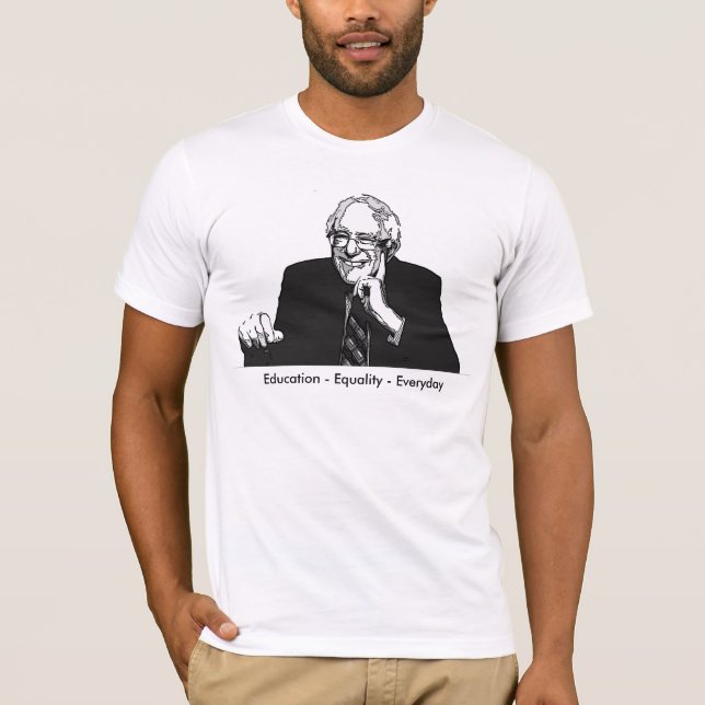 Camiseta Chorreadoras diarias 2016 de Bernie de la igualdad (Anverso)