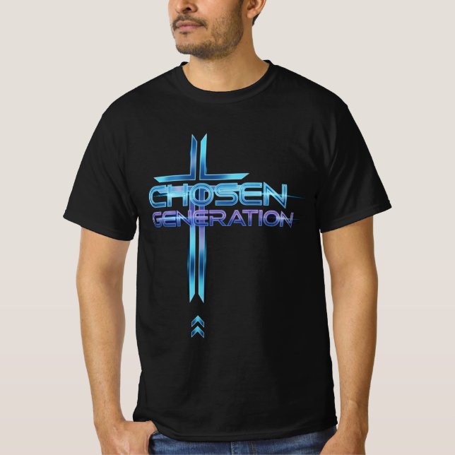 Camiseta  Chosen Generation Christian Men’s T-Shirt  (Anverso)