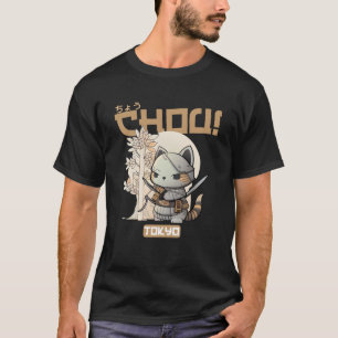Camiseta Chou Samurai Cat con Chibi para tu pequeño s
