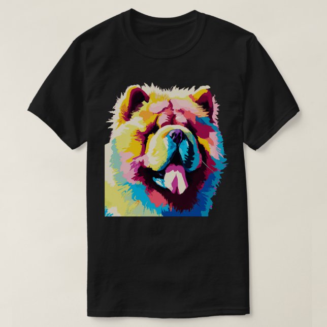 Camiseta Chow Chow Art Dog Lover Gifts 1 (Diseño del anverso)