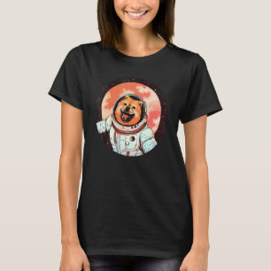 Camiseta Chow Chow Astronauta Funny Dog Space Suite